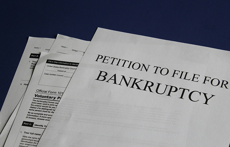 Papers Displaying Filing For Bankruptcy