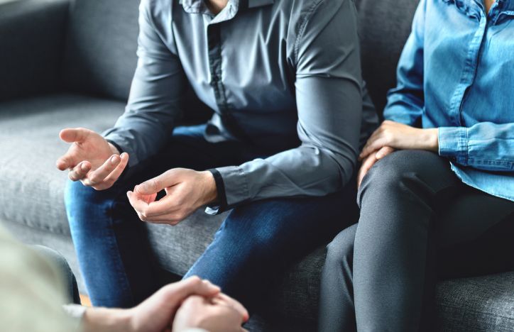 Couple In A Meeting