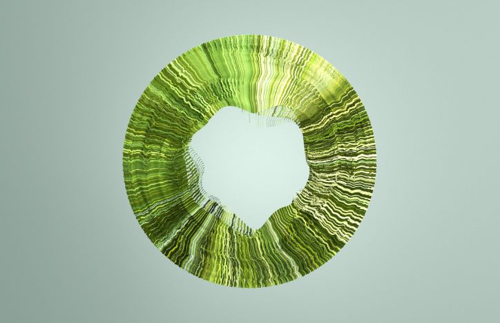 Sustainability Cycle Concept Green Circle